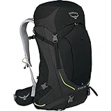 Osprey Stratos 50 Men's Ventilated Hiking Pack - Black (M/L)